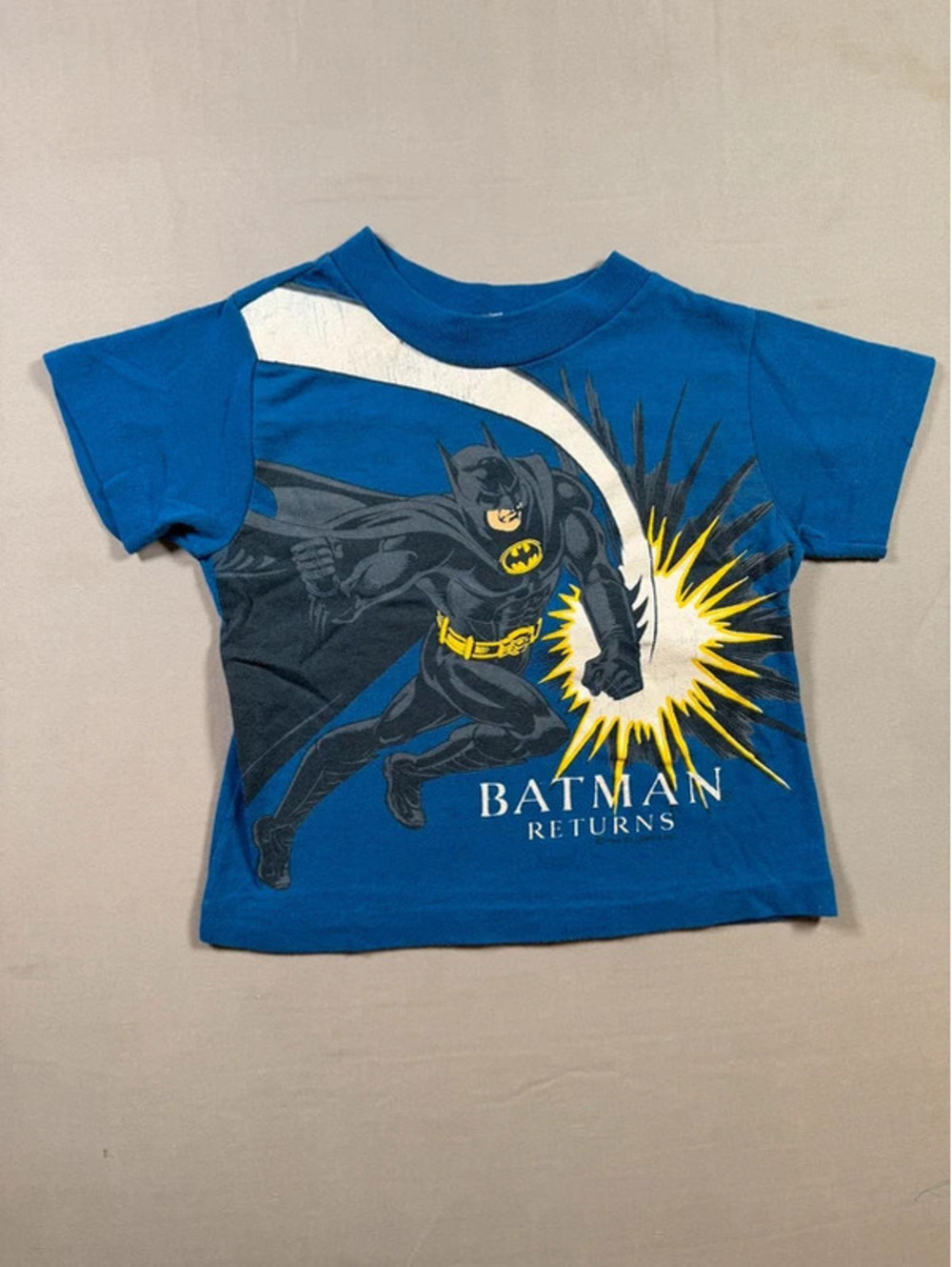 Vintage 1992 Single Stitch Batman Kids T-Shirt Size 2t